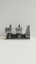 Carbon Fiber Pedal Set with Anti-Slip Detail